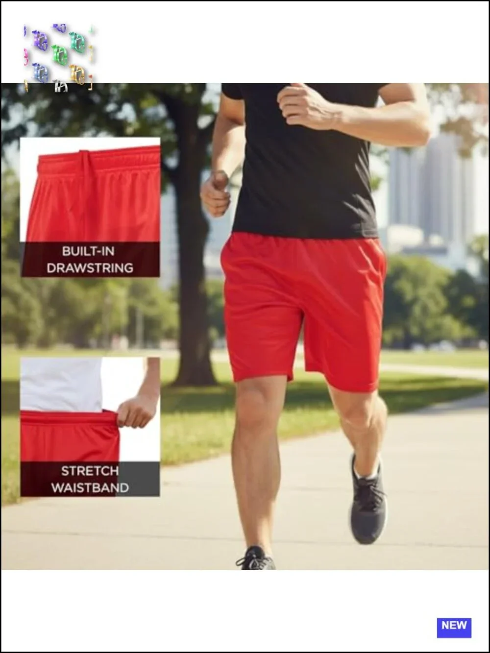 Men's Basketball Shorts 5 Pack Athletic Gym Workout